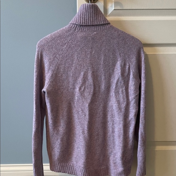 J. Crew Lavender Turtleneck Sweater - Picture 3 of 4